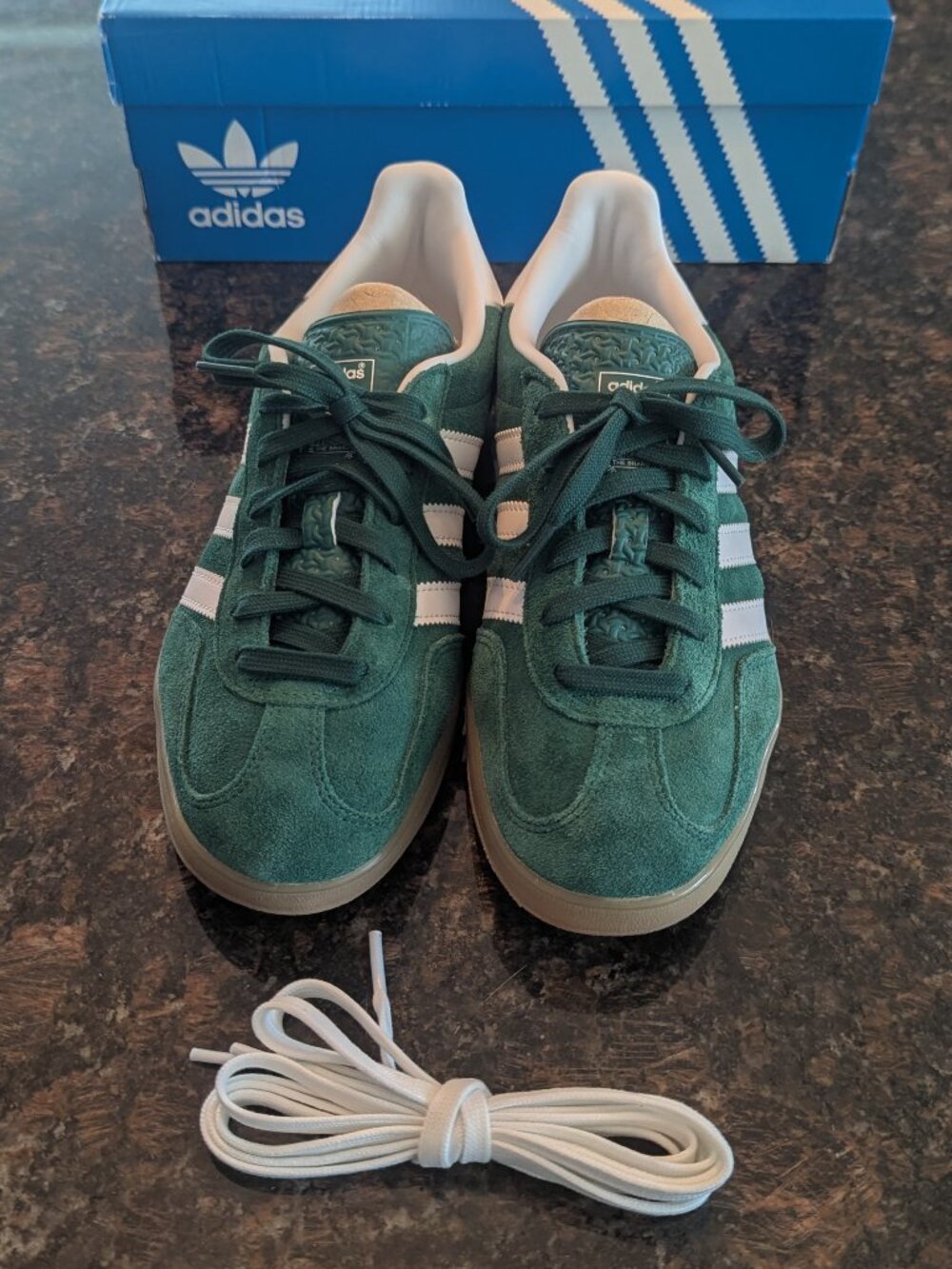 Adidas Originals Gazelle Indoor - College Green / Footwear White / Gum (Size US